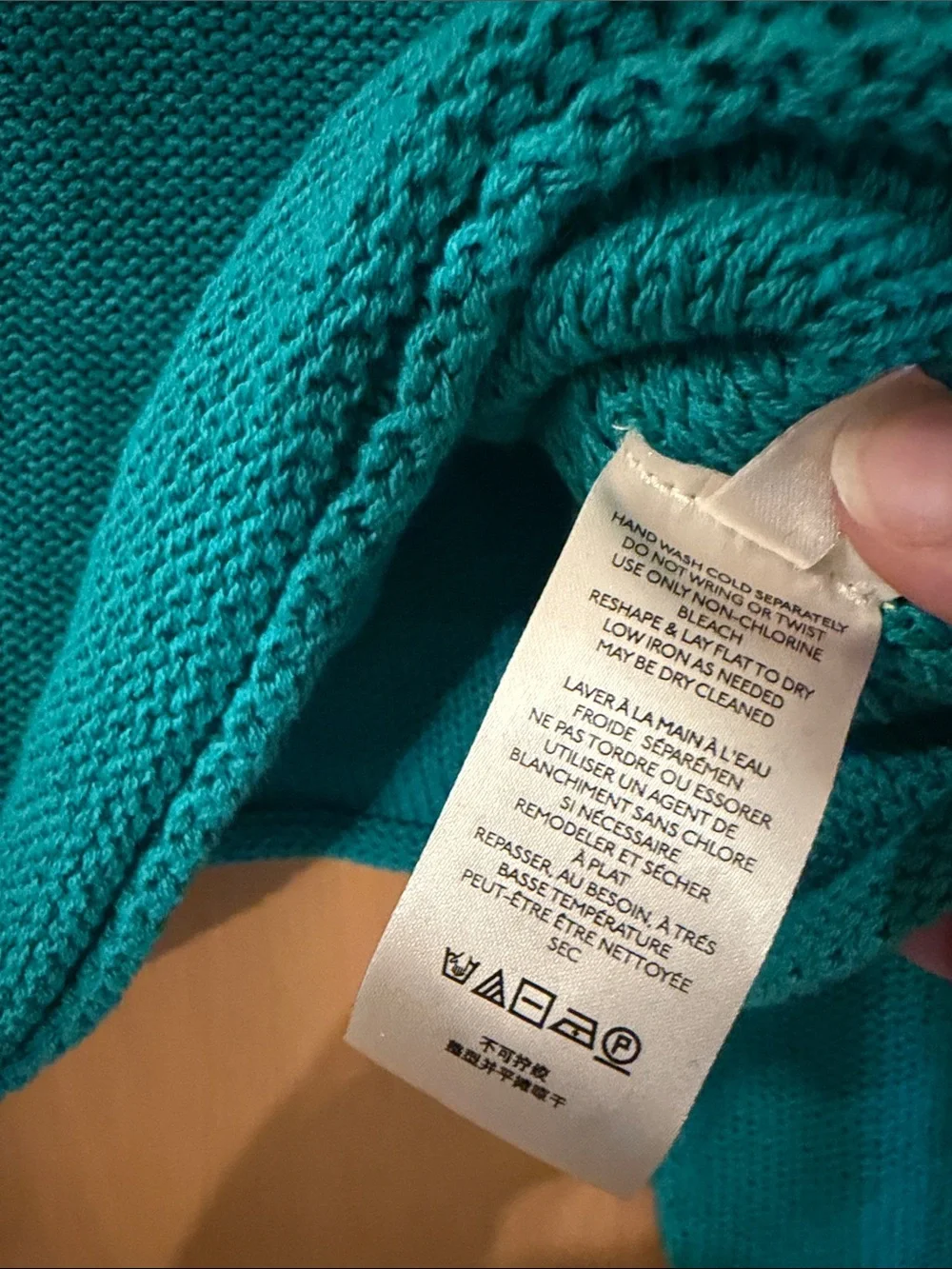 We the Free Free People Women’s Inside Out Cropped Crewneck Sweater Teal XS